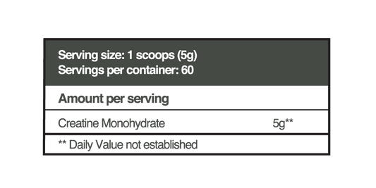 NO NASTIES - Just Creatine 60 servings