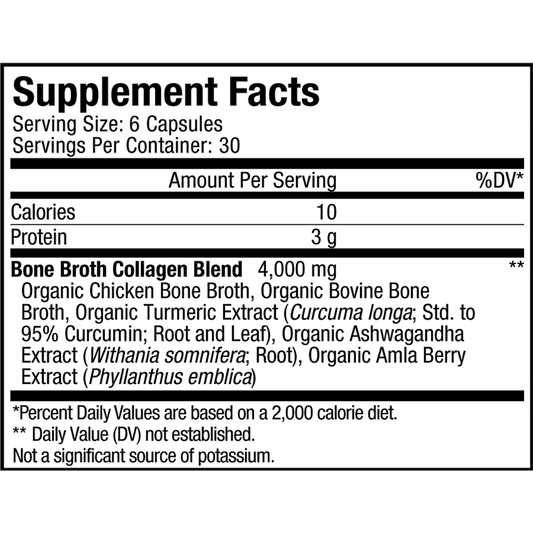 Codeage - Grass Fed Organic Bone Broth Collagen - Focus Foods