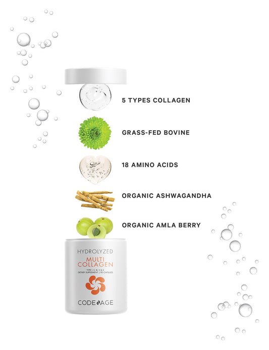 Codeage - Multi Collagen Protein Capsules - Focus Foods