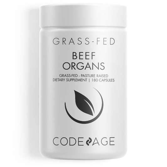Codeage - Grass Fed Beef Organs - Focus Foods